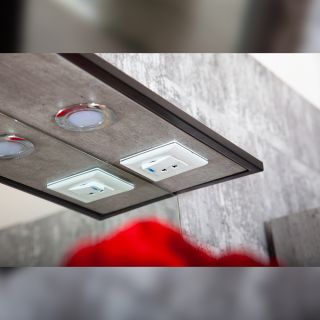 Зеркало с подсветкой Бриклаер Лофт 4627125413322 45 см метрополитен грей